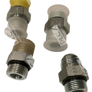 Parker P Metal Hydraulic Fitting 44 (lot of 4)