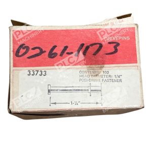 ITT 0261-1173 1/4" Head 1-1/2" Posi-Drive Fastener Drivepins 33733 (Box of 100)
