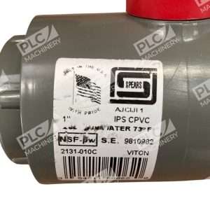 Spears AJCIJI1 1" IPS CPVC NSF-pw 9810982 Socket Ball Valve 2131-010C