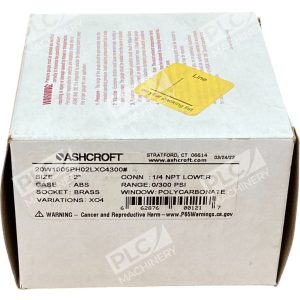 Ashcroft 20W1005PH02LXC300 2" 1/4NPT 0-300PSI Pressure Gauge 20W1005PH02LXC4300#