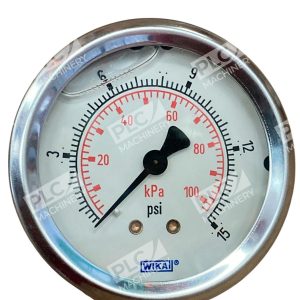 Wika Pressure Gauge 0-100kPa 0-15PSI