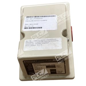 Ashcroft Dresser 15PSI Range 500PSI Proof 15A 0.5A Pressure Switch LPDN4GGV25