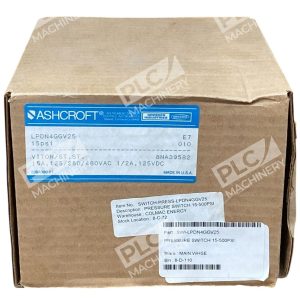 Ashcroft Dresser 15-500psi Viton 8NA39582 15A Pressure Switch LPDN4GGV25
