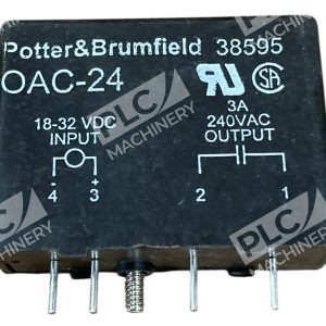 Potter & Brumfield 38595 18-32VDC 3A 240VAC Relay OAC-24