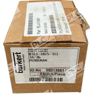 Burkert 0311-1015-311 34/36 Perbunan Plunger 013661 (Box of 4)
