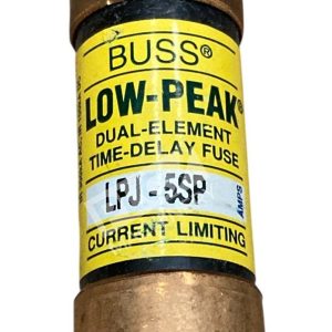 Bussmann Buss 5A 600VAC/300VDC Low-Peak Fuse LPJ-5SP