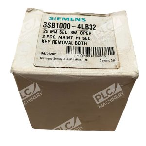 Siemens 22mm 2 Position Maintain Both Key Removal Selector Switch 3SB1000-4LB32