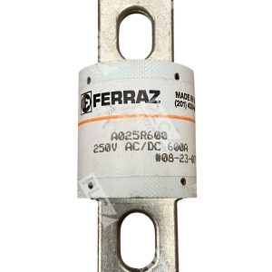Ferraz 250V AC/DC #08-23-070007 600A Fuse A025R600