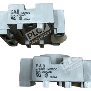 P&B Potter & Brumfield 10A 300VAC Relay Socket Base 27E892 (lot of 2)