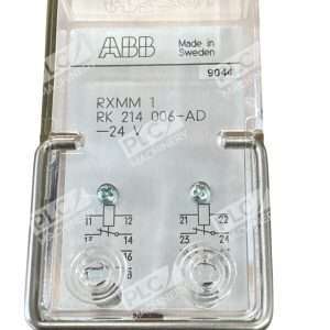 ABB RXMM 1 RK 214 006-AD 24V Relay RXMM1RK214006-AD