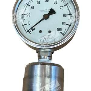 ENFM 0-100PSI MCM500 1/4"NPT RCC AID/DE Pressure Gauge 3813K5