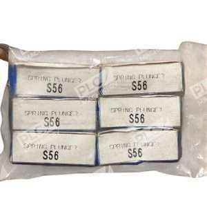 Lot of 6 Vlier S56 Stainless Steel Spring Plunger Standard Hex Drive