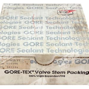 GORE GORE-TEX 0711941 100% Virgin Expanded PTFE Valve Stem Packing 1/8"x25FT