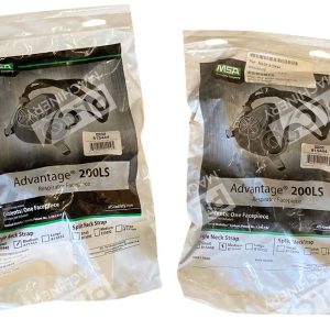 MSA Single Neck Strap Advantage 200LS Respirator Facepiece 815444 (lot of 2)