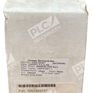 Orange Research 1201PG-1A-2.5B 3000PSI Pressure Gauge 1201-S1007