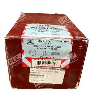 PFC 3/4-10x5 Grade 5 Cap Screws Coarse Thread Bolt 00050-3250-401 (Box of 20)