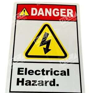 McMaster Carr Danger Electrical Hazard 5891T622 (lot of 5)