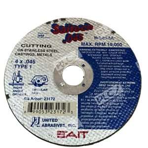 United Abrasives SAIT 4x0.045x3/8" Cutting Wheel 23172 (lot of 9)