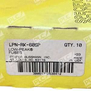 Lot of 10 Bussmann LPN-RK-60SP Low-Peak Dual-Element Time-Delay Fuse