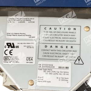 Schweitzer Engineering 701 Motor Protection Relay 0701011XXX