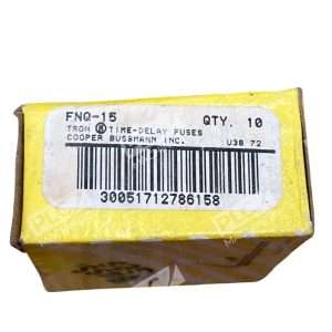 Lot of 10 Bussmann FNQ-15 Time Delay Fuse