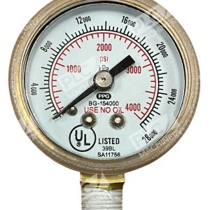 PPG 39BL SA11756 0-4000PSI 0-28000kPa Pressure Gauge BG-154000