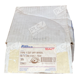 United Abrasives SAIT TM7X0.090X5/8Z Tech Type 1 Cut Off Wheel 23827 (Box of 16)