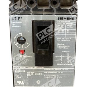 Siemens ITE ED6-ETI 3A 3 Poles 600VAC 250VDC Circuit Breaker ED63A003
