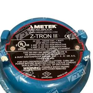 Ametek Drexelbrook 36" 270-0101-758 24VDC 1W DPDT Relay Contacts Z-TRON III