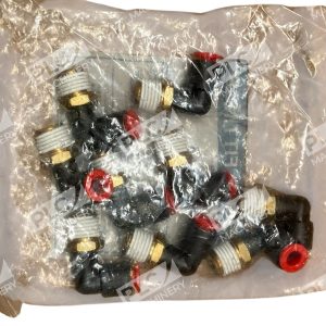 SMC Elbow Connector 1/4" KQL-07-35S1/4OD (lot of 9)