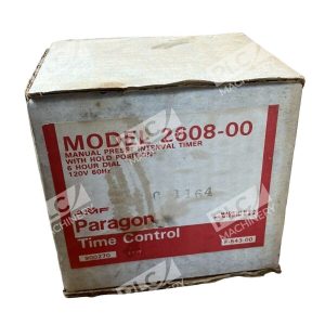 AMF Paragon Time Control 2608-00 Manual Preset Interval Timer 6Hr 120V 60Hz