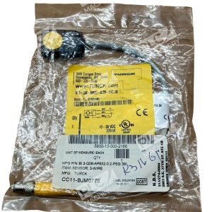 Turck BI 3-Q06-AP6X2-0.2M-PSG 3M Embeddable Inductive Sensor