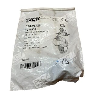 Sick ET3-P5728 Photoelectric Sensor PNP LO M12 W/Health