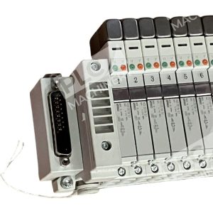 SMC VV5Q11-08C6FU0-NS-X50US 8 Station Pneumatic Solenoid Manifold W/ Valves