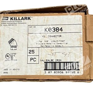 Killark Hubbell K0384 45 Angle Liquid Tight Connector 3/8" (Box of 16)