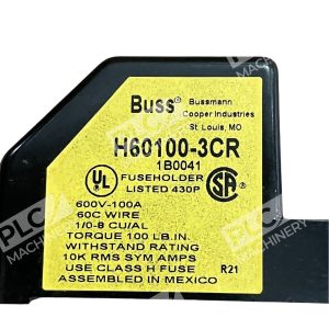 Bussmann H60100-3CR Fuseholder 1B0041 Class H