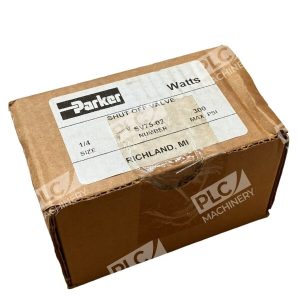 Parker Watts SV75-02 Shut Off Valve