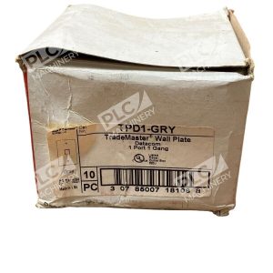 Pass & Seymour TPD1-GRY TradeMaster Wall Plate Datacom Gray (Box of 10)