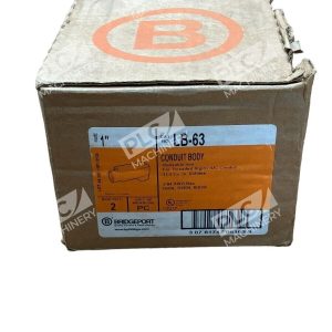 Bridgeport LB-63 Conduit Body 1" (Box of 2)
