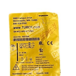 Turck BI4-M12-AP6X-0.2-RS4T Inductive Sensor 4607096