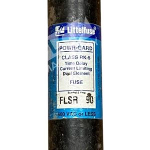 Littelfuse 600VAC Class RK-5 Powr-Gard 90A Fuse FLSR90