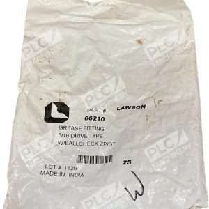 Lawson Grease Fitting 5/16 Drive Type W/ Ballcheck ZP/DT 06210 (Bag of 25)