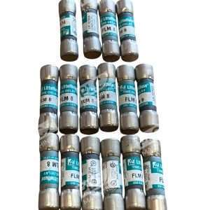 Lot of 16 Littelfuse FLM-8 Time-Delay Fuse