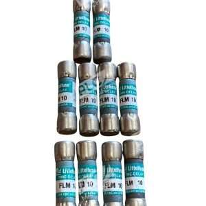 Lot of 10 Littelfuse FLM 10 Time-Delay Fuse
