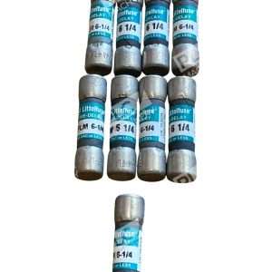 Lot of 9 Littelfuse FLM 6-1/4 Time-Delay Fuse