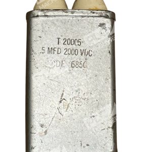 CDE Cornell Dubilier Electronics 0.5MFD 2000VDC 6850 T-Series Capacitor T 20005