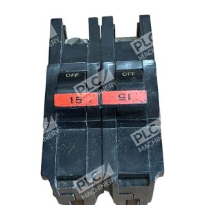 Federal Pacific Electric Type NA-NI STAB-LOK 15A 2 Pole Circuit Breaker NA-NI215