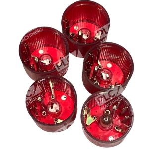 Telemecanique Red Stack Light Lens XVA-LC3 (lot of 5)