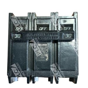 Challenger 30A 3 Pole Unit Circuit Breaker BQ3B030