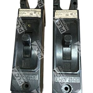 ITE 20A 1 Pole Unit Circuit Breaker EH1-B020 (lot of 2)